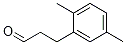 Benzenepropanal, 2,5-diMethyl- Struktur