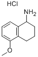 5-METHOXY-1,2,3,4-TETRAHYDRO-NAPHTHALEN-1-YLAMINE HYDROCHLORIDE Struktur