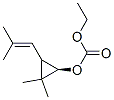 (1R,E)-2,2-dimethyl-3(2-methylprop-1-enyl)-cyclopropane-1-carbonic acid ethyl ester Struktur