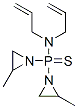 Bis(2-methyl-1-aziridinyl)(diallylamino)phosphine sulfide Struktur