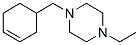 Piperazine, 1-(3-cyclohexen-1-ylmethyl)-4-ethyl- (9CI) Struktur