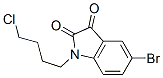 5-BROMO-1-(4-CHLORO-BUTYL)-1H-INDOLE-2,3-DIONE Struktur