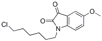 1-(6-CHLOROHEXYL)-5-METHOXY-1H-INDOLE-2,3-DIONE Struktur