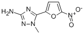 1-Methyl-5-(5-nitrofuran-2-yl)-1H-1,2,4-triazol-3-amine Struktur