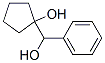 1-(hydroxy-phenyl-methyl)cyclopentan-1-ol Struktur