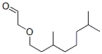 [(3,7-dimethyloctyl)oxy]acetaldehyde Struktur