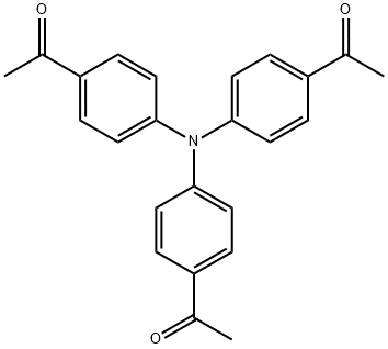 4,4',4''-TRIACETYLTRIPHENYLAMINE Struktur