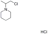 1-(2-chloro-1-methylethyl)piperidine hydrochloride Struktur