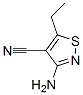 4-Isothiazolecarbonitrile,  3-amino-5-ethyl- Struktur