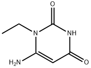 6-AMINO-1-ETHYL-1H-PYRIMIDINE-2,4-DIONE Struktur