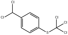 P-TRICHLOROMETHYLTHIOBENZAL CHLORIDE Struktur