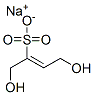 sodium 1,4-dihydroxy-2-butene-2-sulphonate Struktur