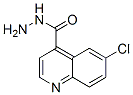 4-Quinolinecarboxylicacid,6-chloro-,hydrazide(9CI) Struktur