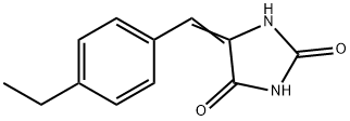 2,4-Imidazolidinedione, 5-[(4-ethylphenyl)methylene]- (9CI) Struktur