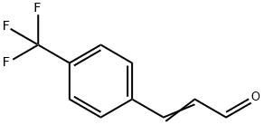 3-(4-Trifluoromethylphenyl)propenal Struktur