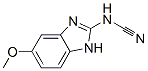 Cyanamide, (5-methoxy-1H-benzimidazol-2-yl)- (9CI) Struktur