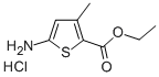 5-AMINO-3-METHYL-2-THIOPHENECARBOXYLIC ACID ETHYL ESTER HYDROCHLORIDE Struktur