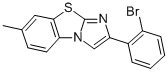 2-(2-BROMOPHENYL)-7-METHYLIMIDAZO[2,1-B]BENZOTHIAZOLE Struktur