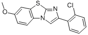 2-(2-CHLOROPHENYL)-7-METHOXYIMIDAZO[2,1-B]BENZOTHIAZOLE Struktur