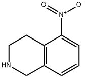 5-NITRO-1,2,3,4-TETRAHYDRO-ISOQUINOLINE HYDROCHLORIDE Struktur