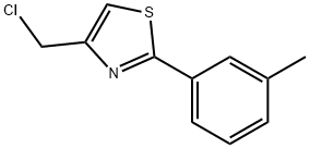 4-(CHLOROMETHYL)-2-(3-METHYLPHENYL)-1,3-THIAZOLE Struktur