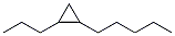 1-Pentyl-2-propylcyclopropane Struktur