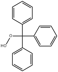 Trityl hydroperoxide Struktur