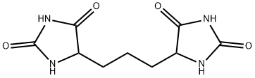 5,5'-(propane-1,3-diyl)bisimidazolidine-2,4-dione Struktur