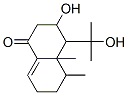 3,4,4a,5,6,7-Hexahydro-3-hydroxy-4-(1-hydroxy-1-methylethyl)-4a,5-dimethylnaphthalen-1(2H)-one Struktur