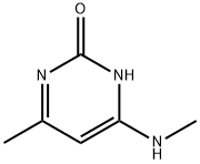 2(1H)-Pyrimidinone, 6-methyl-4-(methylamino)- (9CI) Struktur