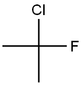 2-CHLORO-2-FLUOROPROPANE Struktur