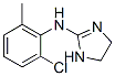 N-(2-Chloro-6-methylphenyl)-4,5-dihydro-1H-imidazole-2-amine Struktur