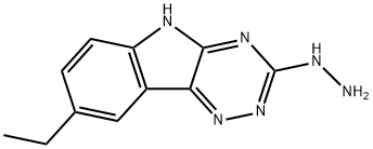 3-Hydrazino-5H-[1,2,4]triazino[5,6-b]indole Struktur