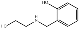 2-{[(2-hydroxyethyl)amino]methyl}phenol Struktur