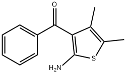 2-AMINO-3-BENZOYL-4,5-DIMETHYLTHIOPHENE Struktur