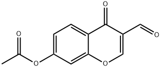 7-ACETOXY-3-FORMYLCHROMONE Struktur