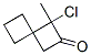 Spiro[3.3]heptan-2-one,  1-chloro-1-methyl- Struktur