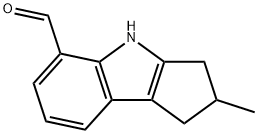 Cyclopent[b]indole-5-carboxaldehyde, 1,2,3,4-tetrahydro-2-methyl- (9CI) Struktur