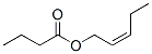 (Z)-pent-2-enyl butyrate Struktur