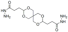 2,4,8,10-tetraoxaspiro[5.5]undecane-3,9-bispropionohydrazide Struktur