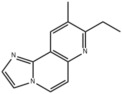 Imidazo[2,1-f][1,6]naphthyridine, 8-ethyl-9-methyl- (9CI) Struktur