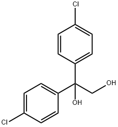 1,1-Bis(4-chlorophenyl)-1,2-ethanediol Struktur