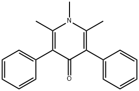 1,2,6-Trimethyl-3,5-diphenyl-4(1H)-pyridinone Struktur