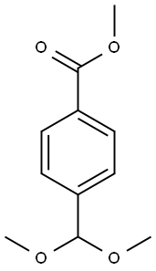 METHYL 4-FORMYLBENZOATE DIMETHYL ACETAL Struktur