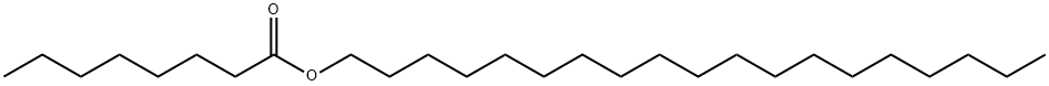 Octanoic acid, nonadecyl ester Struktur