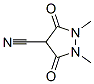 4-Pyrazolidinecarbonitrile,  1,2-dimethyl-3,5-dioxo- Struktur