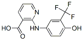 2-[[3-(Trifluoromethyl)-4-hydroxyphenyl]amino]nicotinic acid Struktur