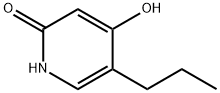 2(1H)-Pyridinone, 4-hydroxy-5-propyl- (9CI) Struktur