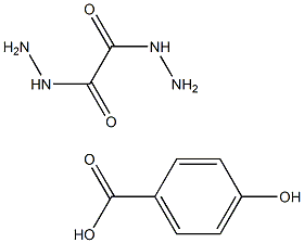 Glyoxal bis(4-hydroxybenzoyl hydrazone) Struktur