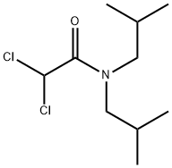 2,2-dichloro-N,N-bis(2-methylpropyl)acetamide Struktur